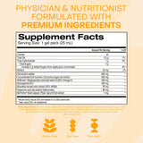 Healthycell etiqueta con ingredientes clave que resalta transparencia