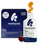 Healthycell frente del empaque mostrando sobres y beneficio conveniencia
