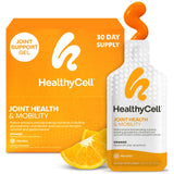 Healthycell vista frontal del paquete que muestra 30 gel packs y beneficio de conveniencia