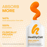 Healthycell ingredientes principales en mesa destacando apoyo articular y calidad