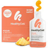 Healthycell presentación frontal con 30 sobres gel, conveniencia diaria