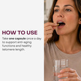 Healthycell bote en mano para comparar tamaño y cantidad de cápsulas