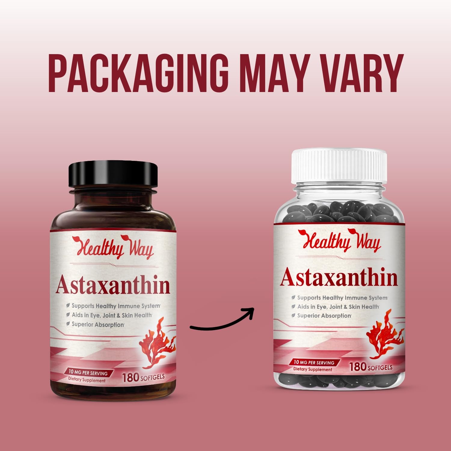 HealthyWayRx vista cercana de las cápsulas con textura y fácil de tragar