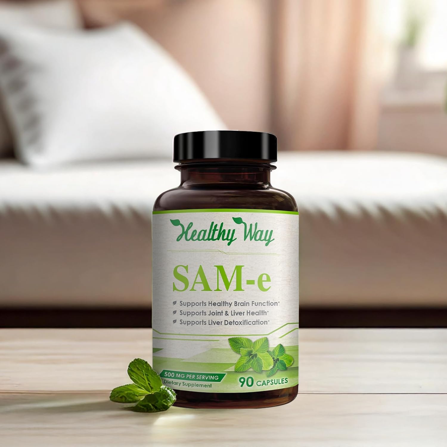 HealthyWayRx envase con sello cGMP certificando control de calidad