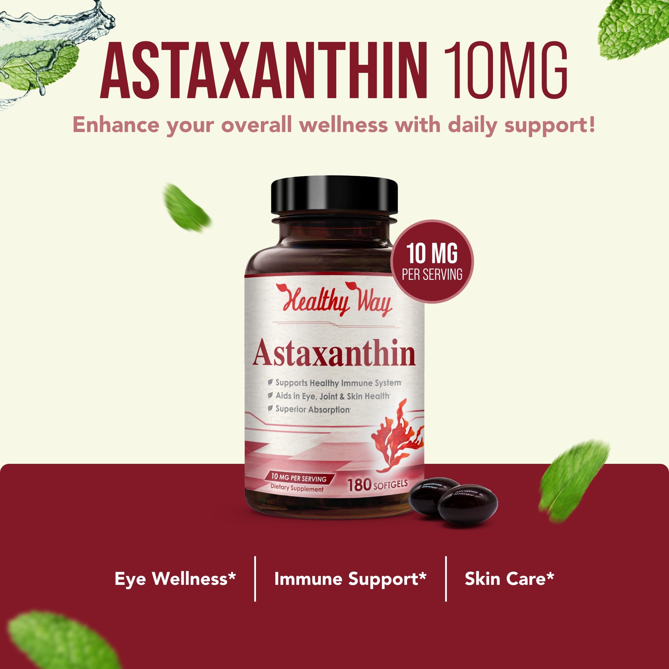 HealthyWayRx cápsula en la mano mostrando tamaño real y conveniencia diaria