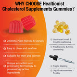 Healtionist envase abierto mostrando gominolas, beneficio acceso inmediato