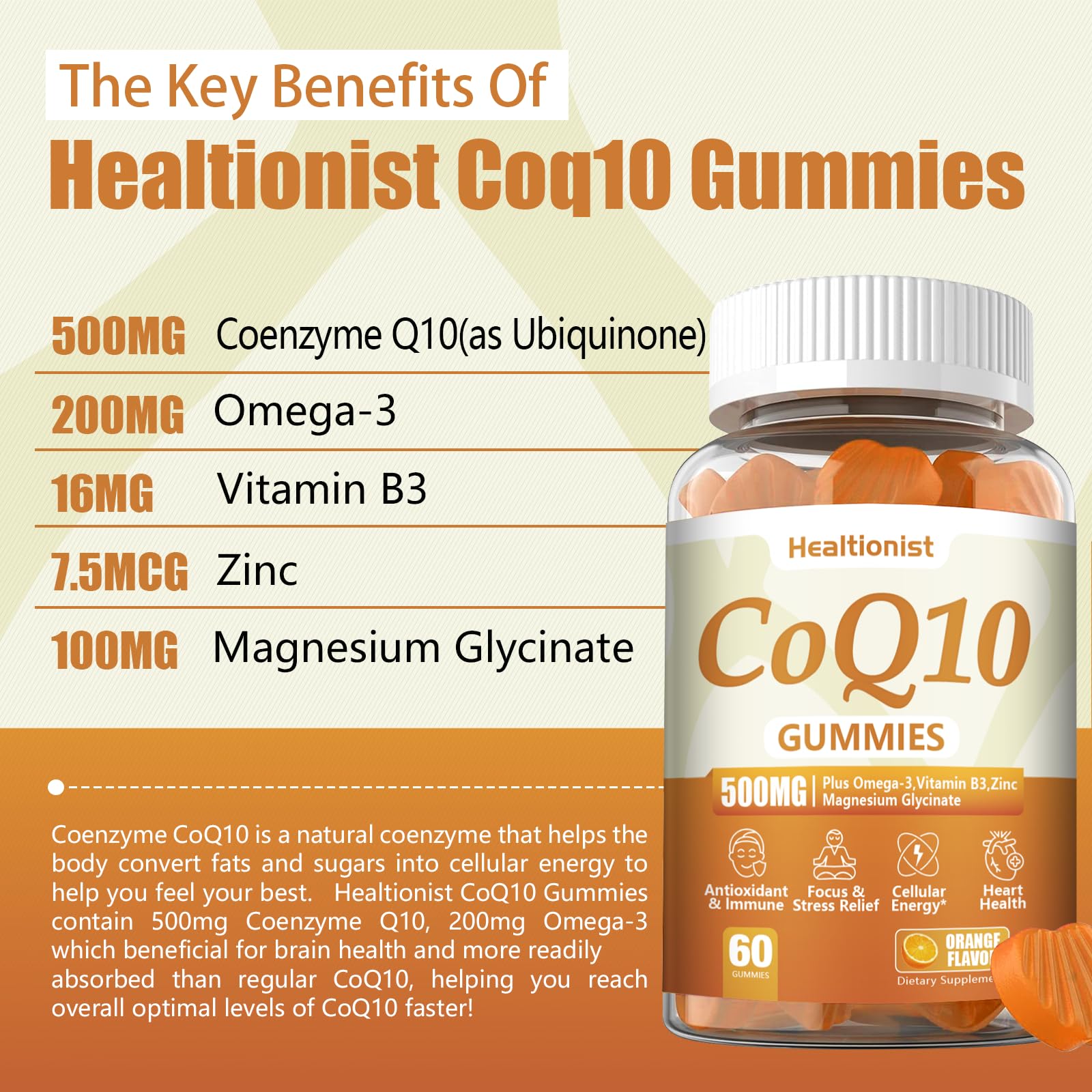 Healtionist gominolas en mano mostrando facilidad de consumo y formato masticable
