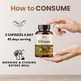 Hebhac Herbs cápsulas en mano mostrando tamaño y facilidad de uso