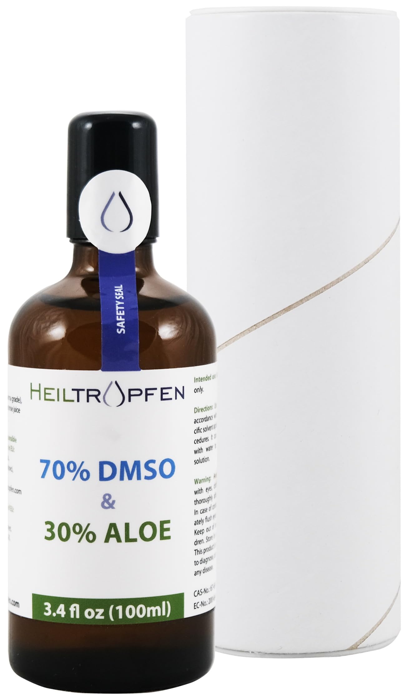 Heiltropfen uso en mano con roll-on demostrando aplicación controlada y rápida