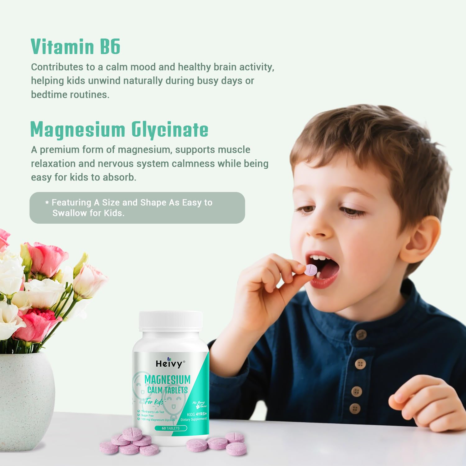 Heivy etiqueta nutricional legible con ingredientes clave