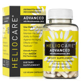 Heliocare envase frontal mostrando la marca y beneficios