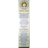 Helios crema textura en la piel, muestra rápida absorción y sensación suave