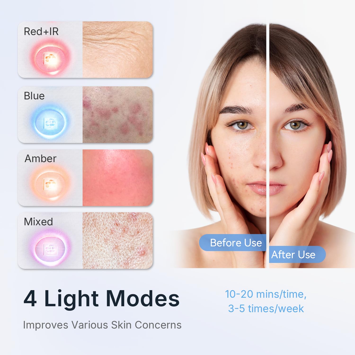 Hello Face primer plano de LEDs y chips, alta densidad para eficacia