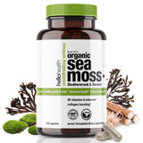 HELLO HEALTH frasco frontal mostrando etiqueta y beneficio de nutrientes