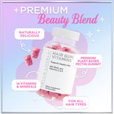 Hello Lovely! detalle de etiqueta nutricional con 5000 mcg biotina