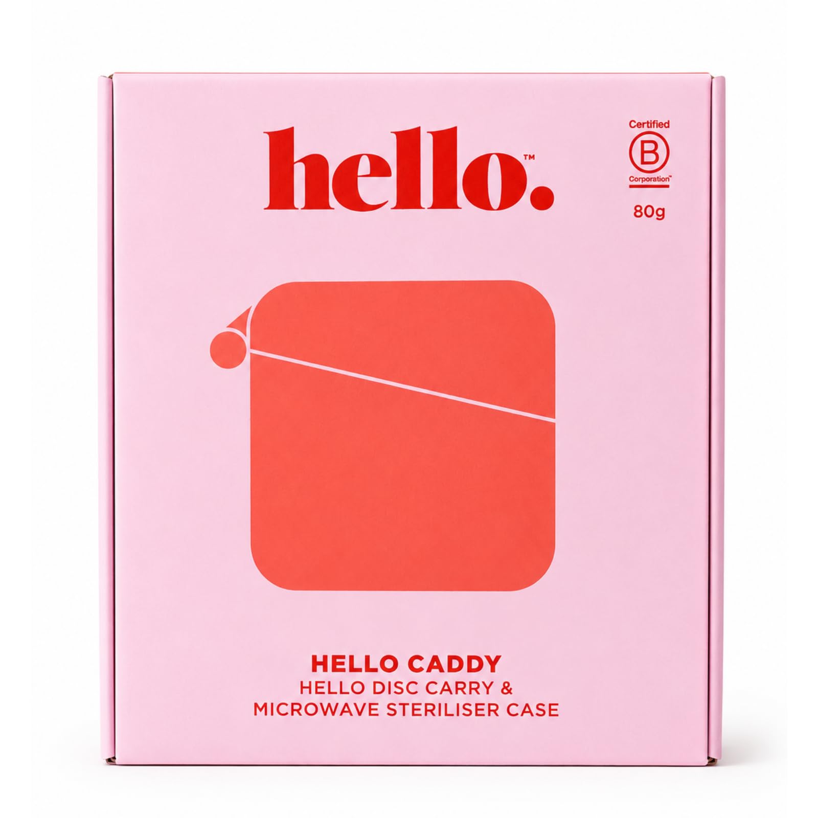 HELLO PERIOD estuche en uso durante viaje, compacto y cómodo para llevar