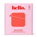 HELLO PERIOD estuche en uso durante viaje, compacto y cómodo para llevar