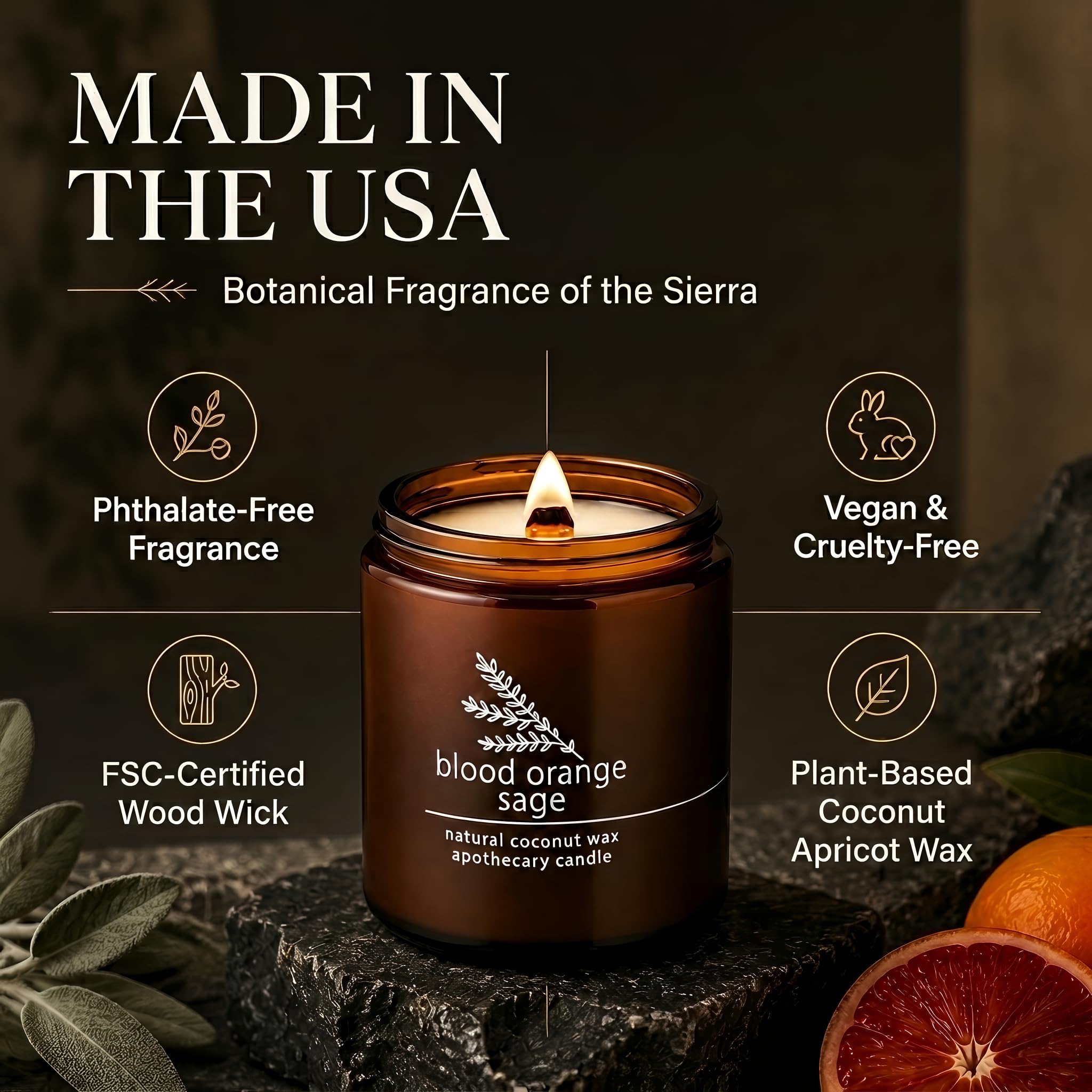 Hemlock Park comparación de tamaño 8 oz para referencia y uso