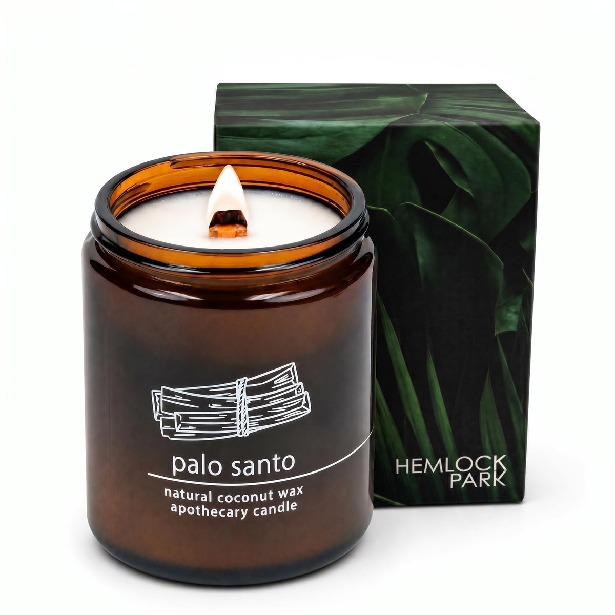 Hemlock Park vista frontal del envase mostrando diseño y tamaño, ideal para regalar