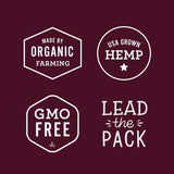 Hemp Well ave comiendo corazones de cáñamo en ambiente hogareño tranquilo