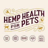 Hemp Well etiqueta con origen EE. UU. y sello orgánico visible