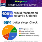HEMPWAY etiqueta nutricional y dosificación clara para uso responsable