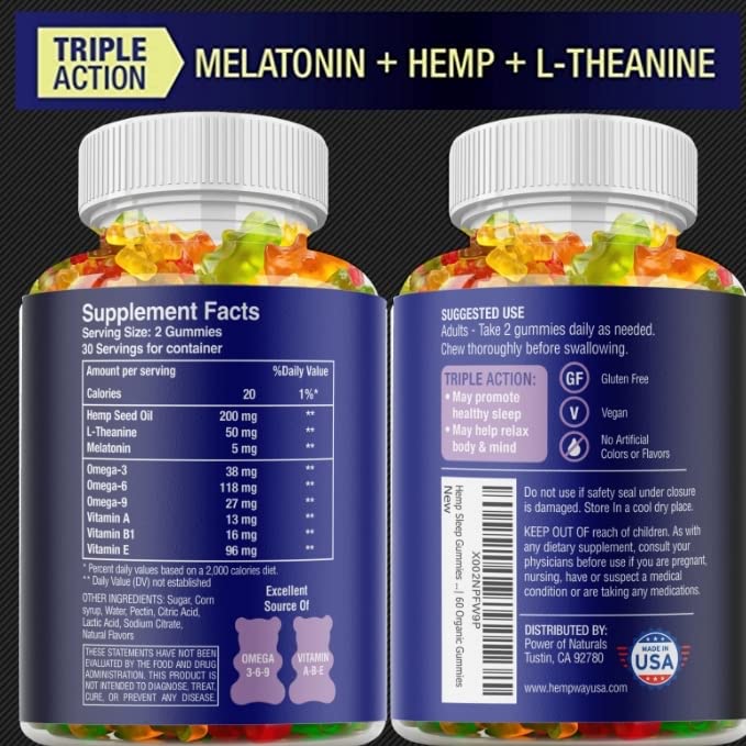 HEMPWAY surtido de gomitas frutales con sabores naturales apetecibles