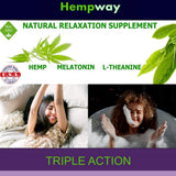 HEMPWAY primer plano de la textura de la gomita que muestra suavidad