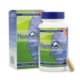 HemRid Plus caja abierta con cápsulas vegetales para uso discreto