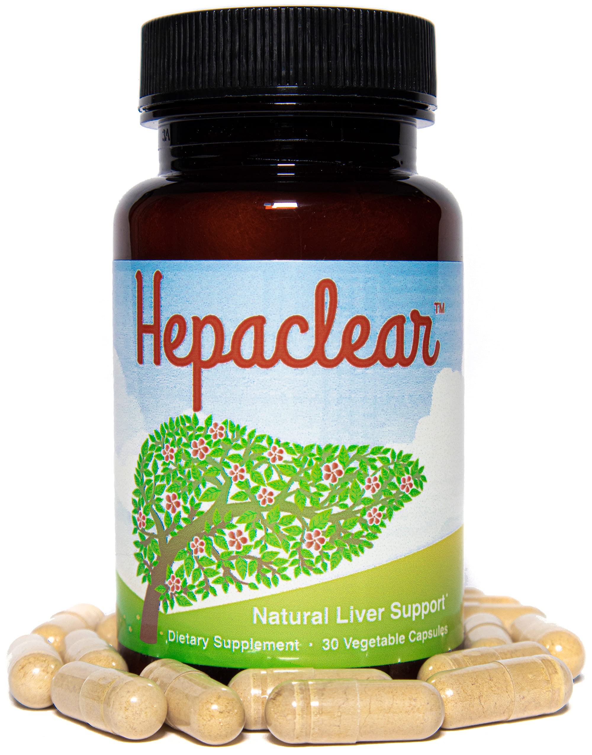 Hepaclear con hoja de alcachofa y cardo mariano representando ingredientes