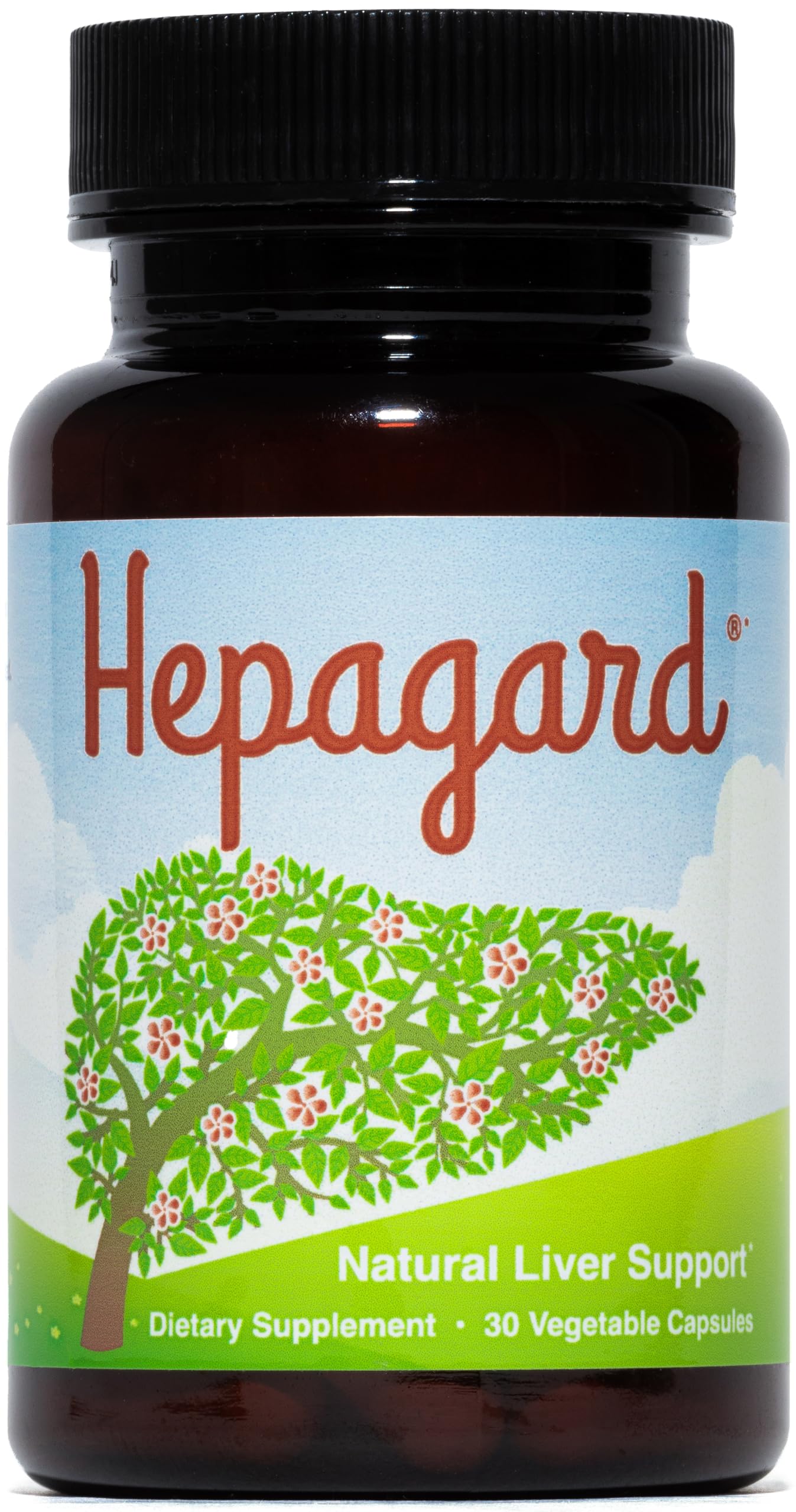 Hepagard frasco frontal mostrando el envase y beneficio de apoyo hepático