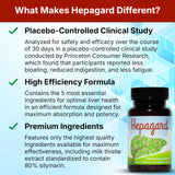 Hepagard mezcla de ingredientes naturales demostrando composición equilibrada