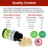 Hepagard en cocina junto a comida, apoyando digestión tras comidas pesadas