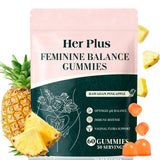 Her Plus Nutrition frasco frontal mostrando diseño y facilidad de transporte