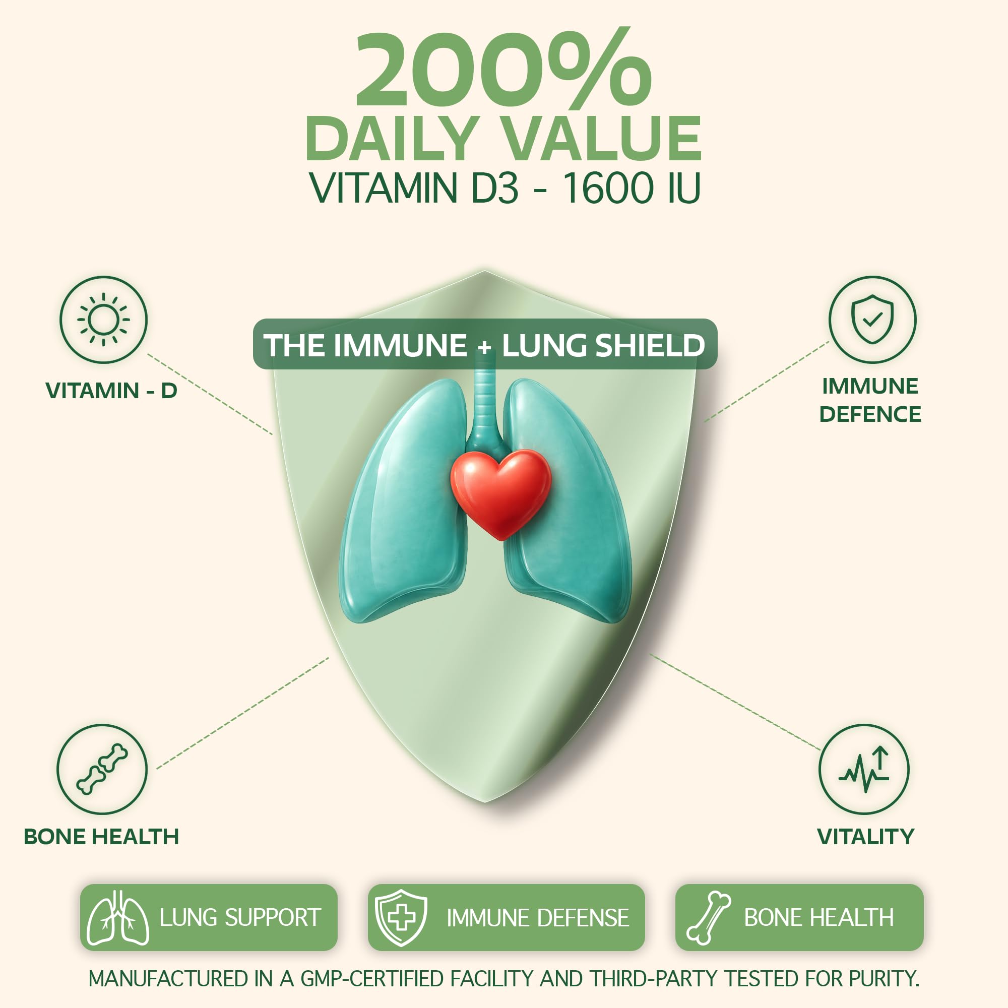 Herb & Heal bolsa resellable abierta conservando frescura y practicidad