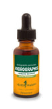 Herb Pharm frasco de Andrographis vista frontal, envase claro y práctico