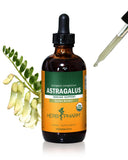 Herb Pharm frasco frontal del extracto mostrando etiqueta y beneficios