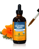 Herb Pharm frente del envase mostrando tamaño y marca, fácil identificación