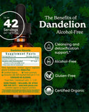 Herb Pharm etiqueta certificada orgánica mostrando ingredientes y trazabilidad