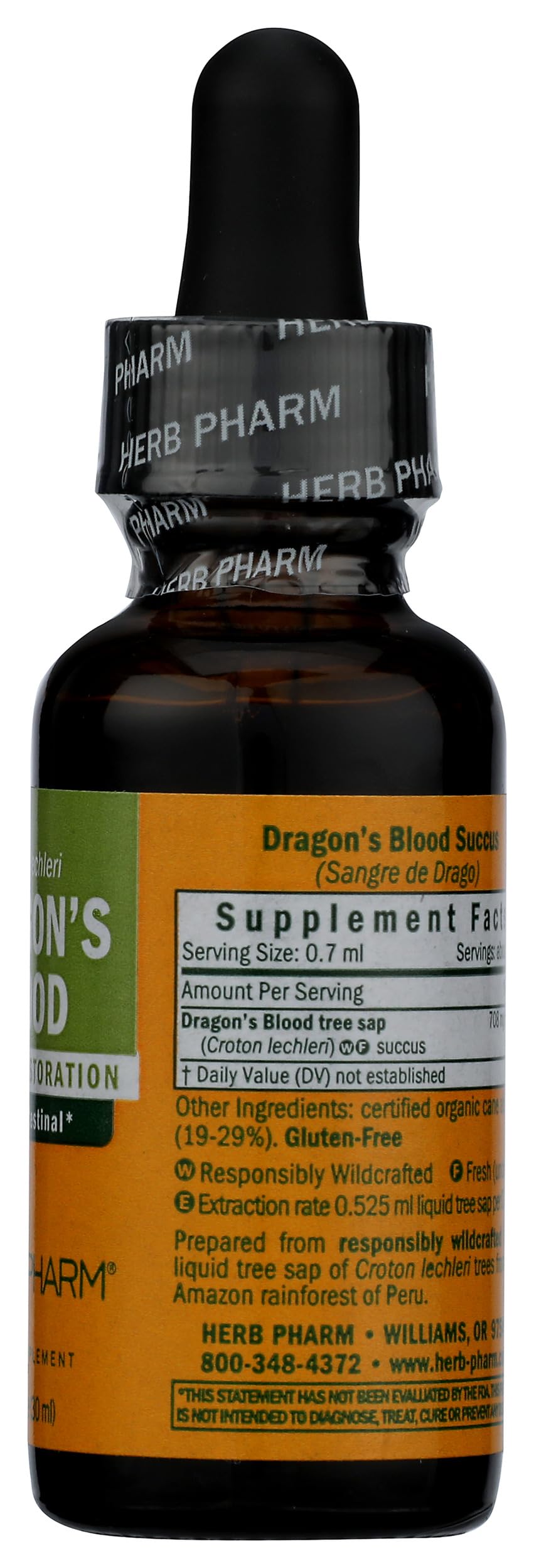 Herb Pharm gotero dispensando extracto para uso fácil y preciso