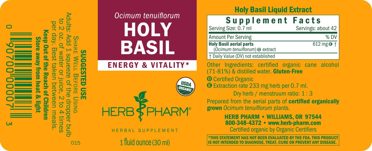 Herb Pharm extracto en taza matutina, aporta energía equilibrada