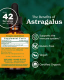 Herb Pharm etiqueta detalle mostrando ingredientes orgánicos y pureza