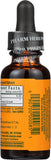 Herb Pharm etiqueta con certificación orgánica y advertencias claras para seguridad