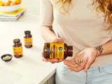 Herb Pharm etiqueta con sellos orgánicos y no-OGM para confianza