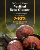 Herb Pharm hongos frescos variados representando especies incluidas
