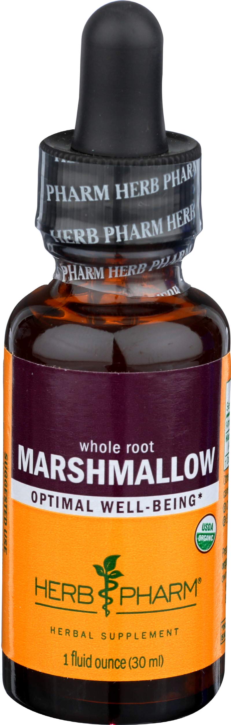 Herb Pharm frasco frontal 1 oz mostrando presentación y marca, confianza en calidad