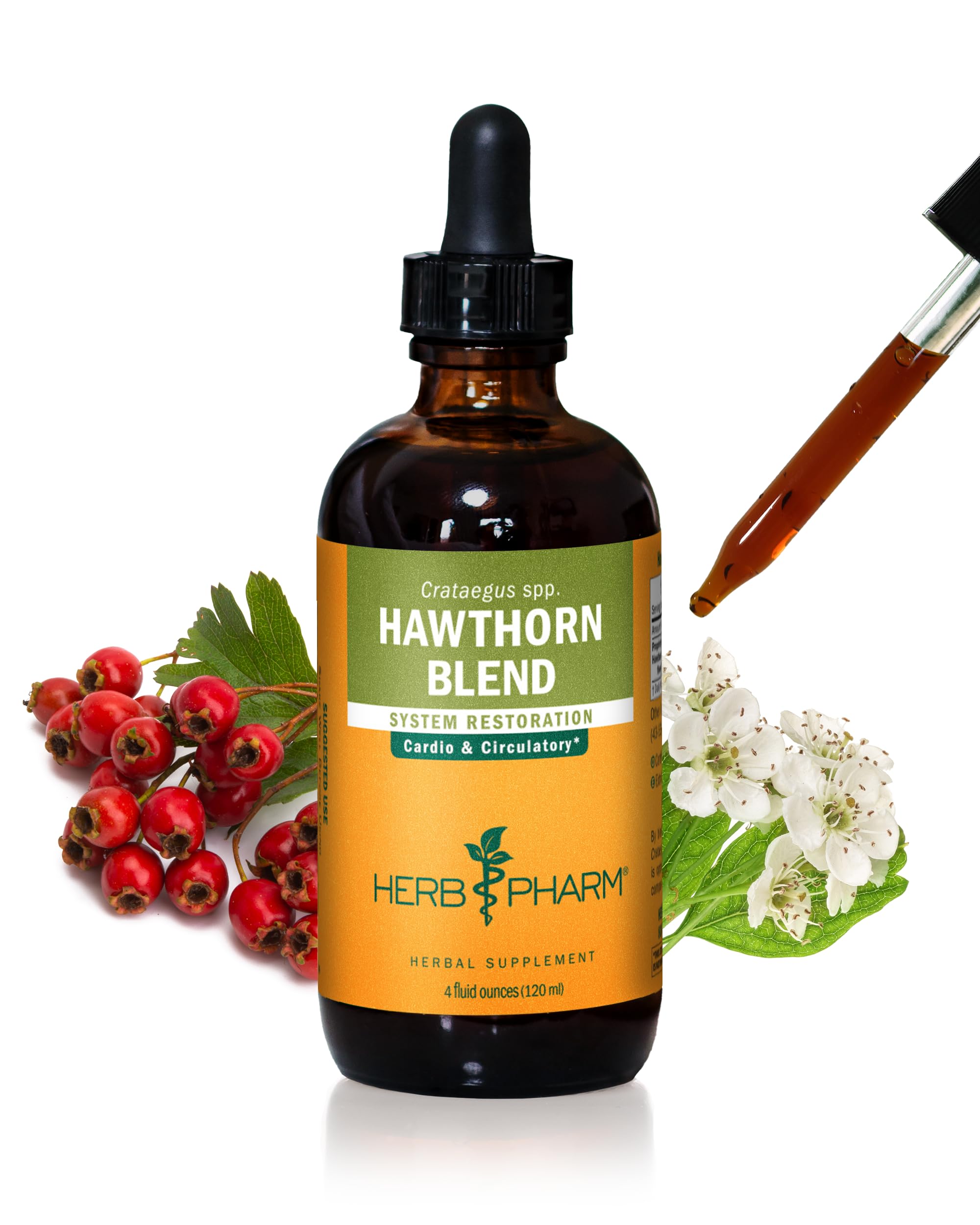 Herb Pharm frasco frontal mostrando etiqueta y volumen, claridad y confianza