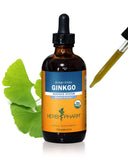 Herb Pharm botella frontal mostrando el extracto y beneficio de concentración