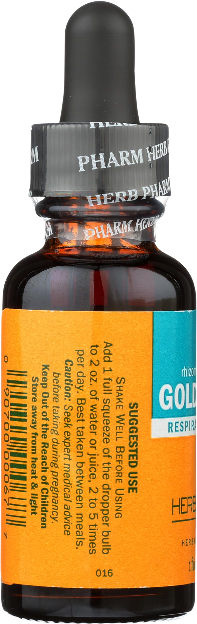 Herb Pharm gota en taza demostrando uso versátil y práctico