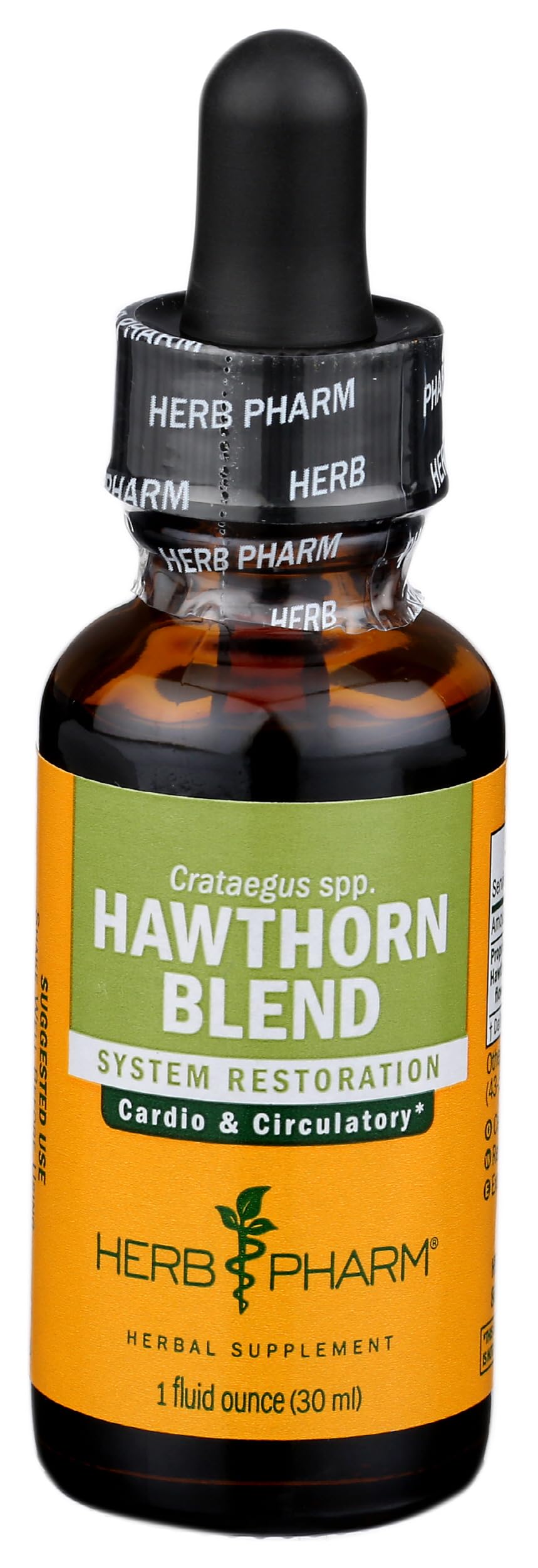 Herb Pharm etiqueta con certificaciones orgánicas y análisis HPTLC